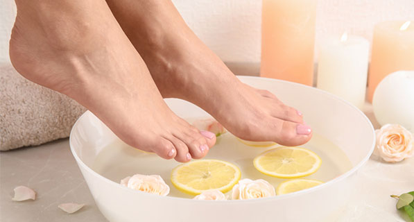 Relaxing Pedicure to Sooth Sore feet in Parley Wimborne Ferndown Poole Bournemouth 